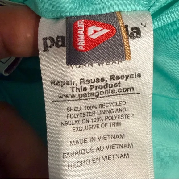 Patagonia Baby Nano Puff Jacket 12-18 Months - Picture 5 of 9